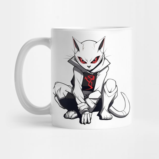 Cat Ninja Design - Funny Cats Lover Gifts by GamerFlo